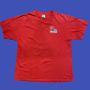Coca-Cola Vintage 2001 Essence Music Festival New Orleans Red Tee Size XL